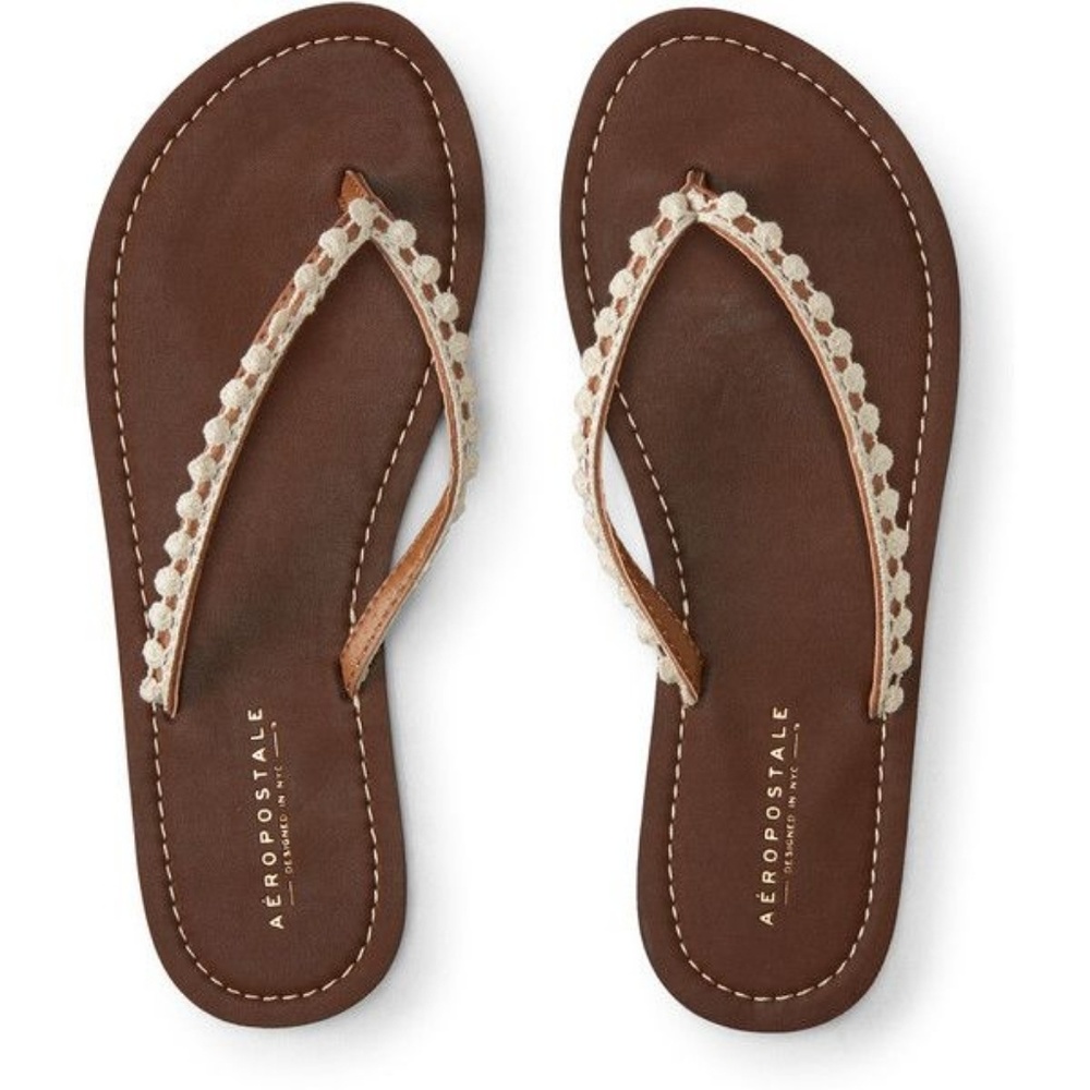 Aéropostale Dark Brown Sandals